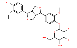 (+)松脂素-β-D-吡喃葡萄糖苷